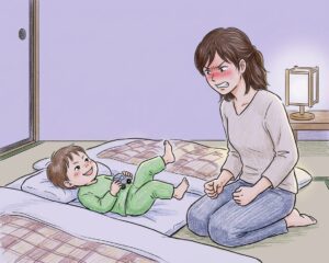 寝かしつけでイライラして怒鳴る自分がつらい｜やめられない本当の理由と今夜できること