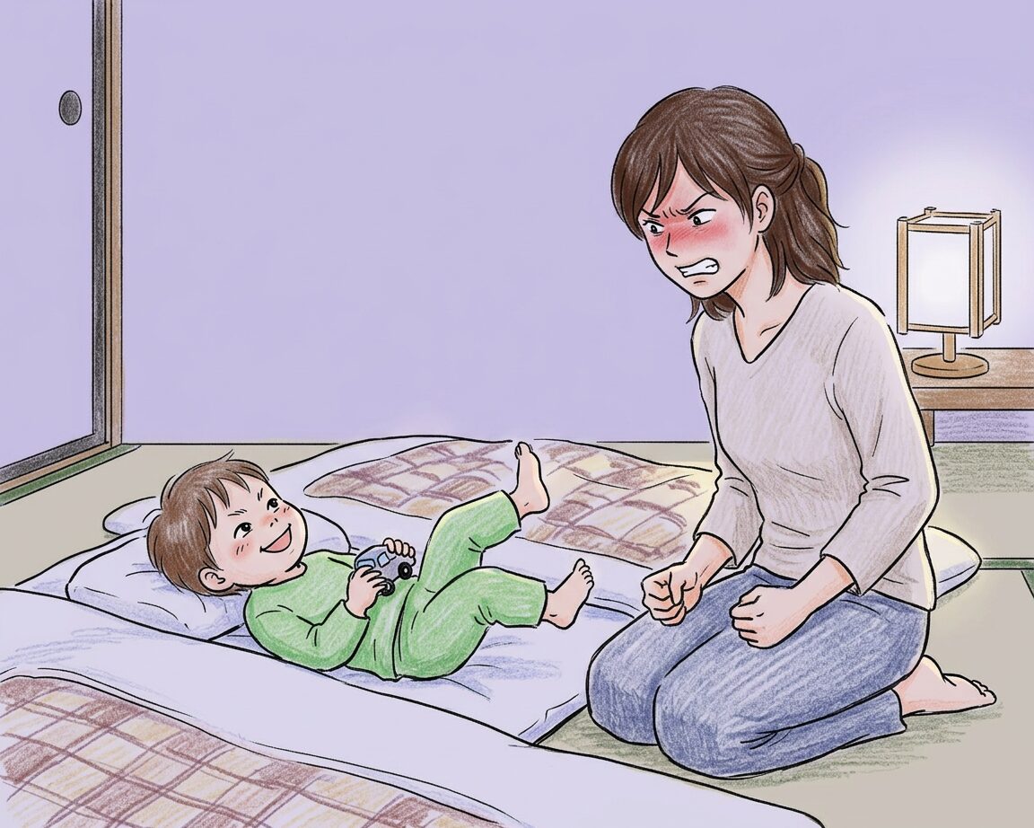 寝かしつけでイライラして怒鳴る自分がつらい｜やめられない本当の理由と今夜できること