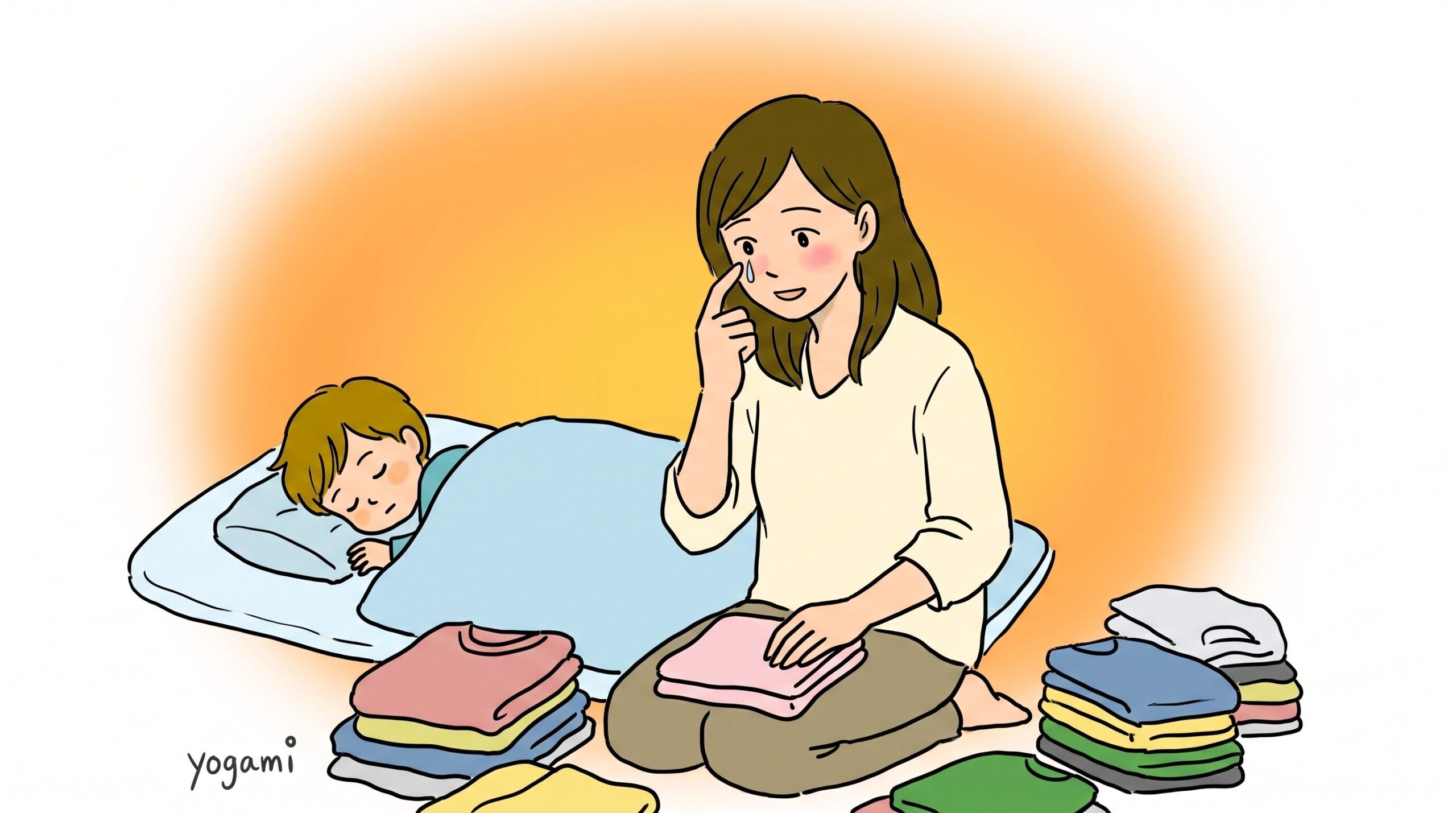 子育て中に涙があふれても、自分を責めなくていい